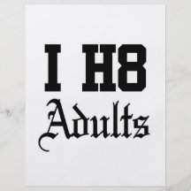 adults custom flyer