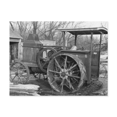 Advance Rumely Tractor, 1936 Postcard by Photoblog
