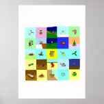 Advent Calendar Back Page - Customized posters