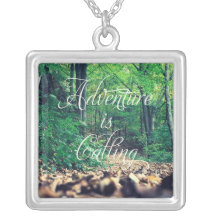 Adventure is calling necklaces