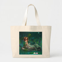 Adventurine Mermaid Tote Bag