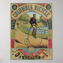 Advert for the Columbia Bicycle Posters