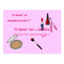 Advertise Cosmetics Postcard