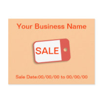 Advertise Sale Postcard