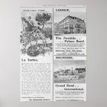 Advertisements for La Turbie Restaurant,
