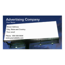 Advertising Company Business Card