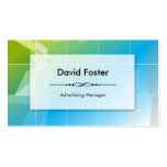 Advertising Manager - Modern Elegant Simple Business Card Template