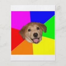 Advice Dog Advice Animal Meme Flyer Design