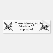 Adwalton CC Supporter Bumper Sticker