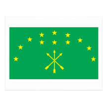 Adygea Flag Postcard