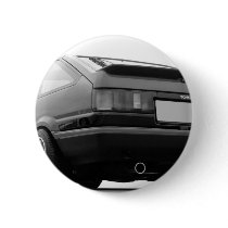 AE86 Black & White Pin