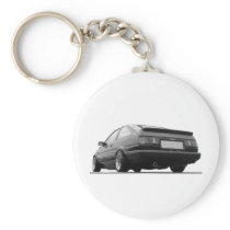 AE86 Black & White Key Chains