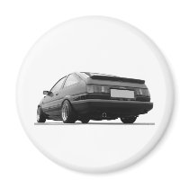 AE86 Black & White Magnets