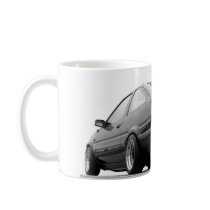 AE86 Black & White Coffee Mug