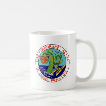 AE-14 USS Firedrake Ammunition Ship Military Patch Coffee Mug