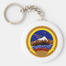 AE-35 USS Kiska Ammunition Ship Military Patch Keychain