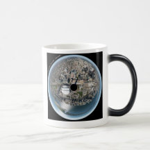 Aerial Fish-Eye View of Toronto Ontario Canada mug