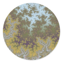 Aerial Heather Sitckers Round Stickers