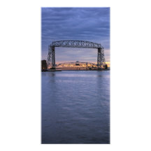 Aerial Lift Bridge Photo Greeting Card