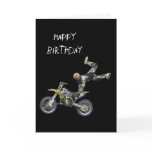 aerial moto-cross #2 vertical greeting cards