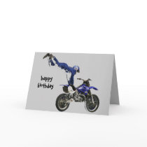 aerial moto-cross #3 card grey