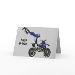 aerial moto-cross #3 card grey