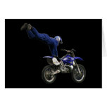 aerial moto-cross blank #6 greeting card