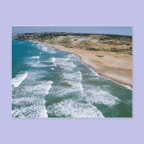Aerial view of Black Sea coast of Istanbul, postcards