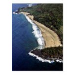 Aerial View Of Hanalei Beach - Kauai Post Card