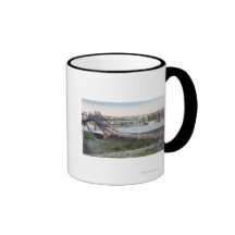 Aerial View of Lewiston BridgeLewiston, ID Mugs