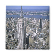 Aerial view of the Empire State Building and Fridge Magnets