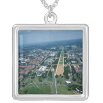 Aerial view of the National Mall necklaces