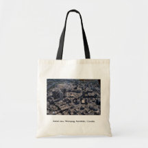 Aerial view, Winnipeg, Manitoba, Canada Bag