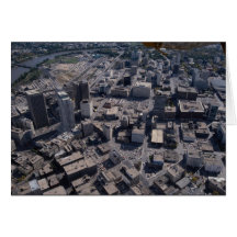 Aerial view, Winnipeg, Manitoba, Canada Cards