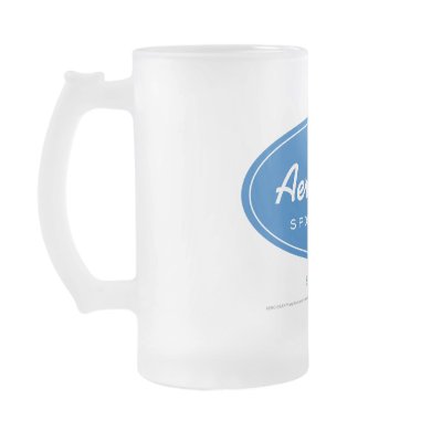 AERO•GEAR Sportswear Frosty Glass Mug by MATSNL65