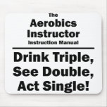 aerobics instructor mouse pads