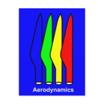 Aerodynamics Postcard