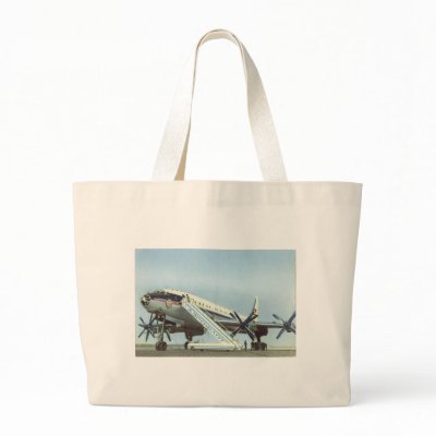 Aeroflot Tu 114 AIRLINER Canvas Bag by ZuluFlight