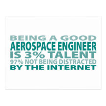 Aerospace Engineer 3% Talent Postcards