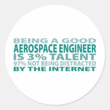 Aerospace Engineer 3% Talent Sticker