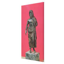 Aesculapius, from Neuvy-en-Sullias Stretched Canvas Print