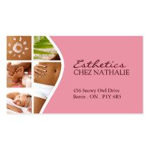 Aesthetician ~ Business Card