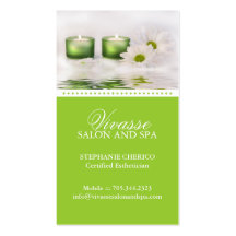 Aesthetician Business Card