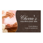 Aesthetician Business Cards
