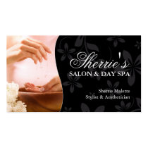 Aesthetician Business Cards