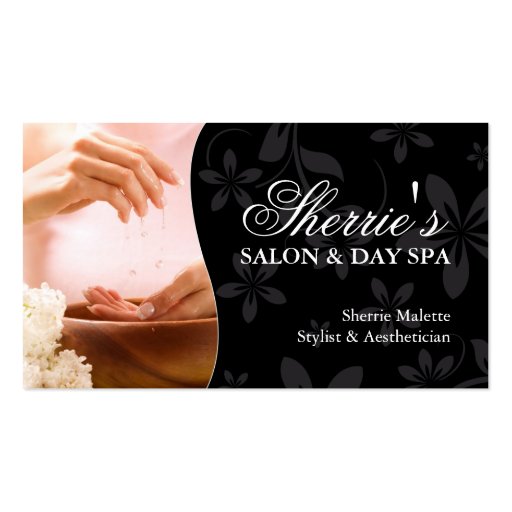 Aesthetician Business Cards