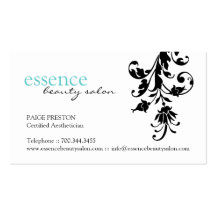Aesthetician Business Cards