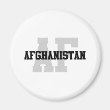 AF Afghanistan Fridge Magnets