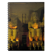 AF, Egypt, Abu Simbel. Colossal Figures of Spiral Note Books