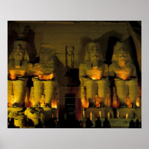 AF, Egypt, Abu Simbel. Colossal Figures of Posters
